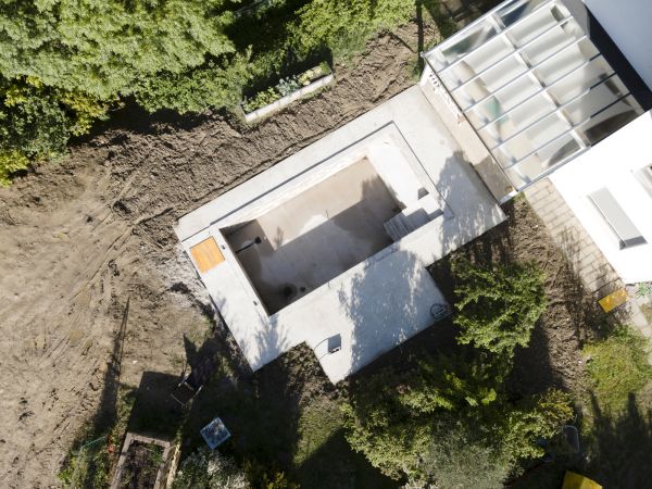 Pool Area Grading in Vancouver