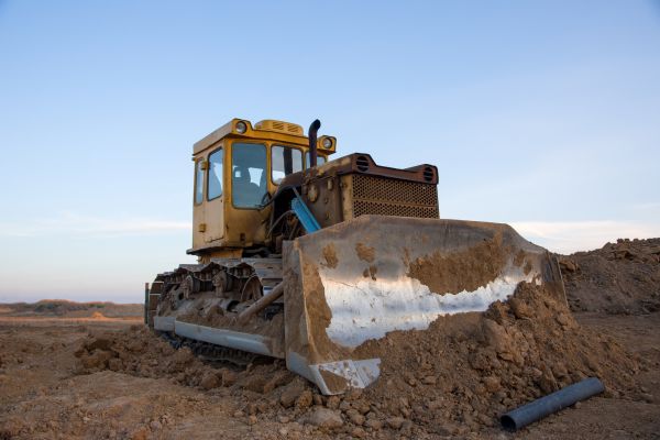 Bulldozer Land Grading in Vancouver